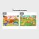 thumbnail image 1 of 30 Pieces Wooden Jigsaw Puzzle Kids Cartoon Animal Vehicle Puzzles Games Baby Early Learning Educational Toys For Children, 1 of 5