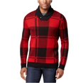 thumbnail image 2 of Suéter de punto con cuello chal Club Room para hombre negro XX-Large, 2 of 2