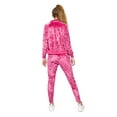 thumbnail image 2 of Victorious Women's Velour Velvet Tracksuit - Zipper Jacket and Sweatpants VL220 - Pink - 2X-Large, 2 of 7