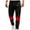 Black, variant on Dagugfen Sweatpants for Men Drawstring Baggy Color Block Comfy Fashion Jogger Workout Climbing Pants