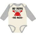 thumbnail image 3 of Inktastic My Pappy Loves Me Boys or Girls Long Sleeve Baby Bodysuit, 3 of 5