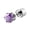 Purple, variant on LED lighted earrings Men Women Bar Rave flash party dance holiday