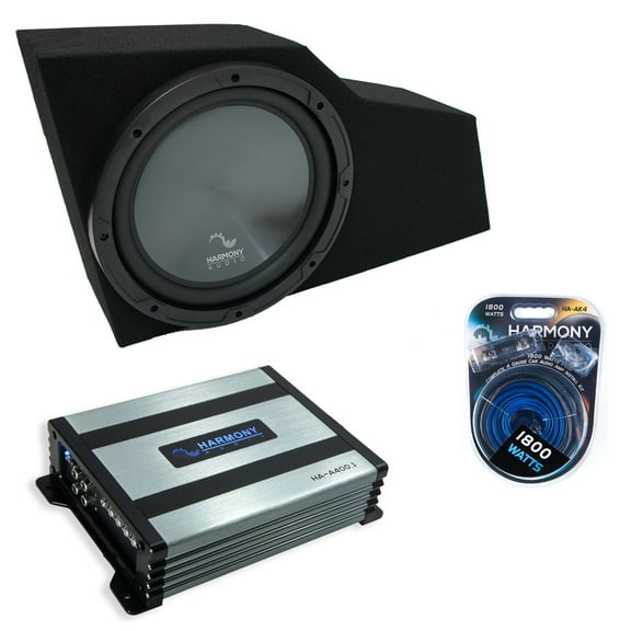 02-09 Chevy Trailblazer Harmony R124 Single 12" Custom Sub Box & HA-A400.1 Amp