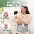thumbnail image 4 of 2-in-1 Postpartum Support Belly Wrap, Latex, One Size, 4 of 9