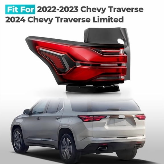 LED Tail Light For 2022-2023 Chevy Traverse & 2024 Traverse Limited Left Driver