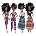thumbnail image 5 of AlevRam 12-Inch African American Fashion Doll – Articulated Body, Curly Hair, Colorful Ethnic Skirt & Top Outfit, Gift for Kids Ages 3+, 5 of 5