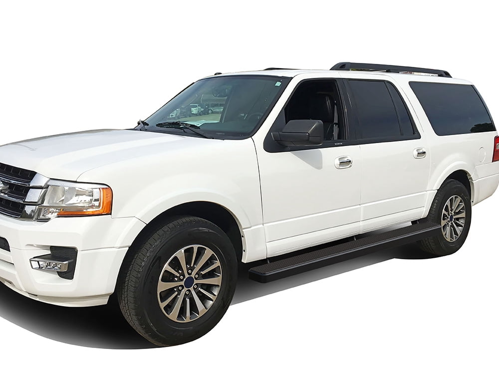 APS Running Boards 5 inches Matte Black Compatible with Ford Expedition 2003-2017 (Exclude EL Model) (Not Fit Funkmaster Flex Edition) (Nerf Bars Side Steps Side Bars)