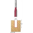 thumbnail image 2 of Freud Genuine 3/8" (Dia.) X 7/8" Double Flute Straight Bit 1/4" Shank # 04-120, 2 of 3