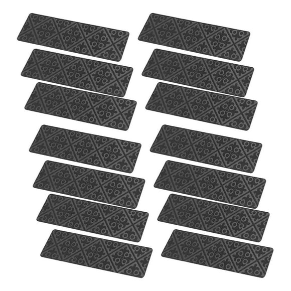 Carpet Stair Treads Set of 14 Rug Non-Skid Washable for Indoor Stairs Grey