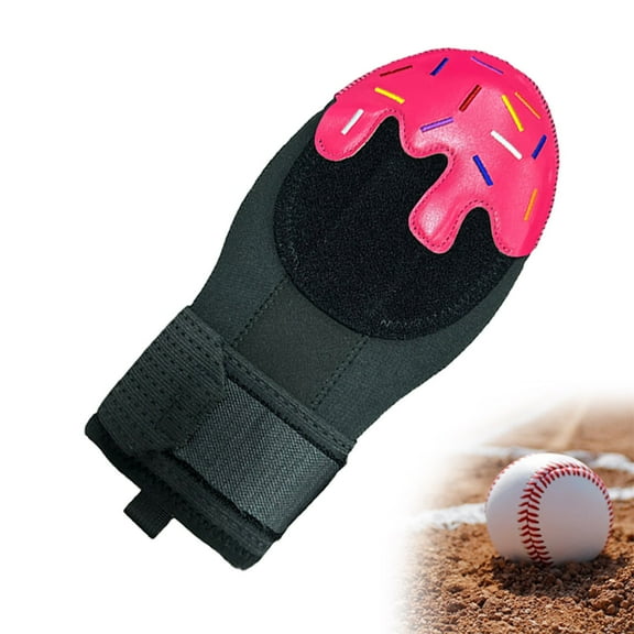 Universal Baseball Slide Gloves for Youth and Adult Players Neoprene Protective Sports Gear with Adjustable Wrist Strap