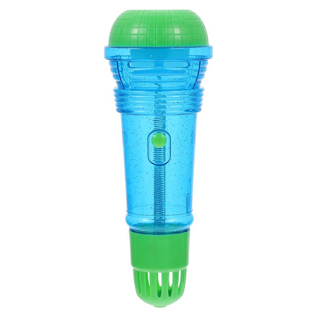 1Pack Green Echo Microphone Child Microphone for Stage Performance and Music Plaything