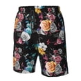 thumbnail image 5 of Naloa Hibiscus Rose Men's Beach Shorts, Surfing shorts, Swim trunks, Quick Dry Swim Trunks for Surfing Beach Fun - X-Large, 5 of 9