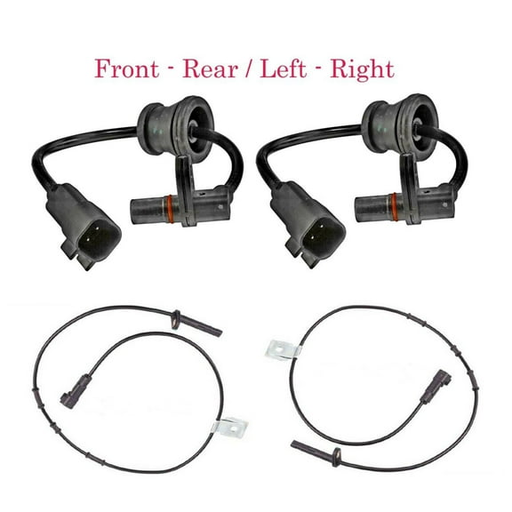 4x ABS Wheel Speed Sensor Front L/R Fits Chevrolet Equinox GMC Terrain 2010-2017