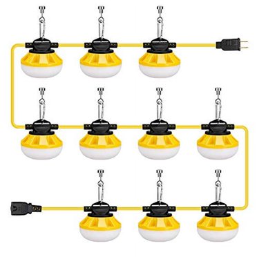 Free Shipping! Maxxima Heavy Duty LED Construction String Light - 5,000 ...