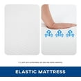 thumbnail image 6 of YRLLENSDAN 10 Inch Medium Firm Feel Queen Memory Foam Mattress, Cooling Gel Infusion CertiPUR-US Certified / Comfy Support Mattress in a Box, White(10 In, Queen), 6 of 7