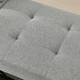 thumbnail image 3 of Leumius Sleeper Sofa Chair Bed 3 in 1 Convertible Bed Chair with Adjustable Backrest Linen Sleeper Chair Pull-Out Sofa Bed for Small Spaces,Living Room,Grey, 3 of 7