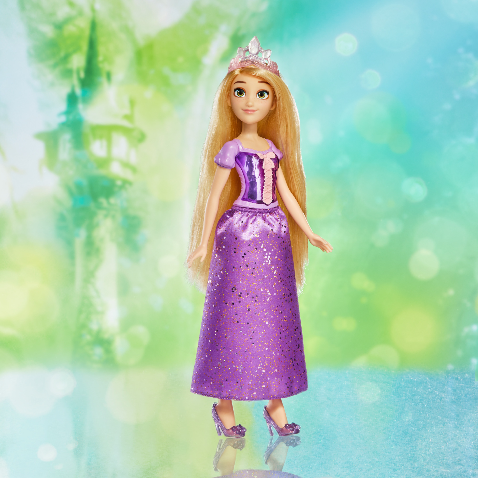 Disney Princess Royal Shimmer Rapunzel Doll, with Skirt and Accessories - image 5 of 8