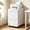White, variant on 18" Lockable Steel Freestanding Storage Chest, Accent Cabinets with Casters, Utility Organizer for home and office use, White