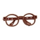 thumbnail image 2 of Gafas de sol artesanales para muñecas, gafas de disfraz, accesorio de vestuario, material PP Caqui, 2 of 9