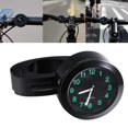 thumbnail image 3 of Reloj de manillar de motocicleta impermeable universal de 7/8 "Reloj de motocicleta de aluminio Billet para la mayoría de las motocicletas Cruiser Negro, 3 of 8