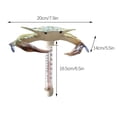 thumbnail image 3 of HUGFEGWE 1PC Pool Thermometer with Rope Outdoor, Pool Thermometer Floating Easy Read, Water Thermometer for Swimming Pool Spa Bathtub Aquarium and Fish Pond (Crab) CJB91-43451, 3 of 8