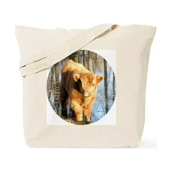 CafePress - Scottish Highland Coo's Tote Bag - Unisex Canvas Tote Bag, Beige, 1-Piece