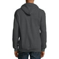 thumbnail image 2 of Hanes Men's and Big Men's Ecosmart Fleece Full Zip Hooded Jacket, up to Size 3XL, 2 of 6