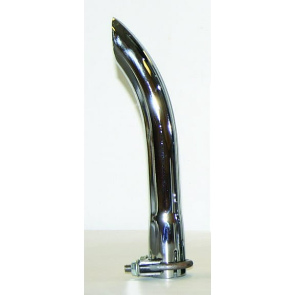 AP Products CTD-1250 US Gear Chrome Exhaust Turndown - 1-1/4" x 10"