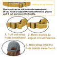 thumbnail image 4 of TOPTIE Baseball Cap Washed Cotton Unisex Adjustable Vintage Low Profile Dad Hat-Beige, 4 of 8