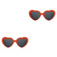 thumbnail image 1 of Guardoinrt Lunettes de Soleil en Forme de Cœur avec Effet Illuminant la Nuit Rouge 14x6x13cm 2Set, 1 of 6