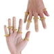 thumbnail image 2 of Anillo de masaje, 10 piezas de anillos de acupresión, anillo de masaje de dedos de medicina china (5 plateados + 5 dorados), 2 of 6
