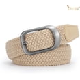 thumbnail image 4 of Stretch Belt for Men, Men Elastic Woven Braided Belt 1 3/8 Casual Belt Golf Belt for Jeans Pants, 4 of 9