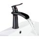 thumbnail image 1 of Grifo mezclador para lavabo de baño, color negro, 1 of 5