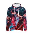 thumbnail image 2 of Demon Slayer Trendy Cartoon Men'S Fleece Hooded Hoodie, hoodies for women men with pockets,Fall Fashion 2025 Pullover Sweaters Winter Clothes, 2 of 9