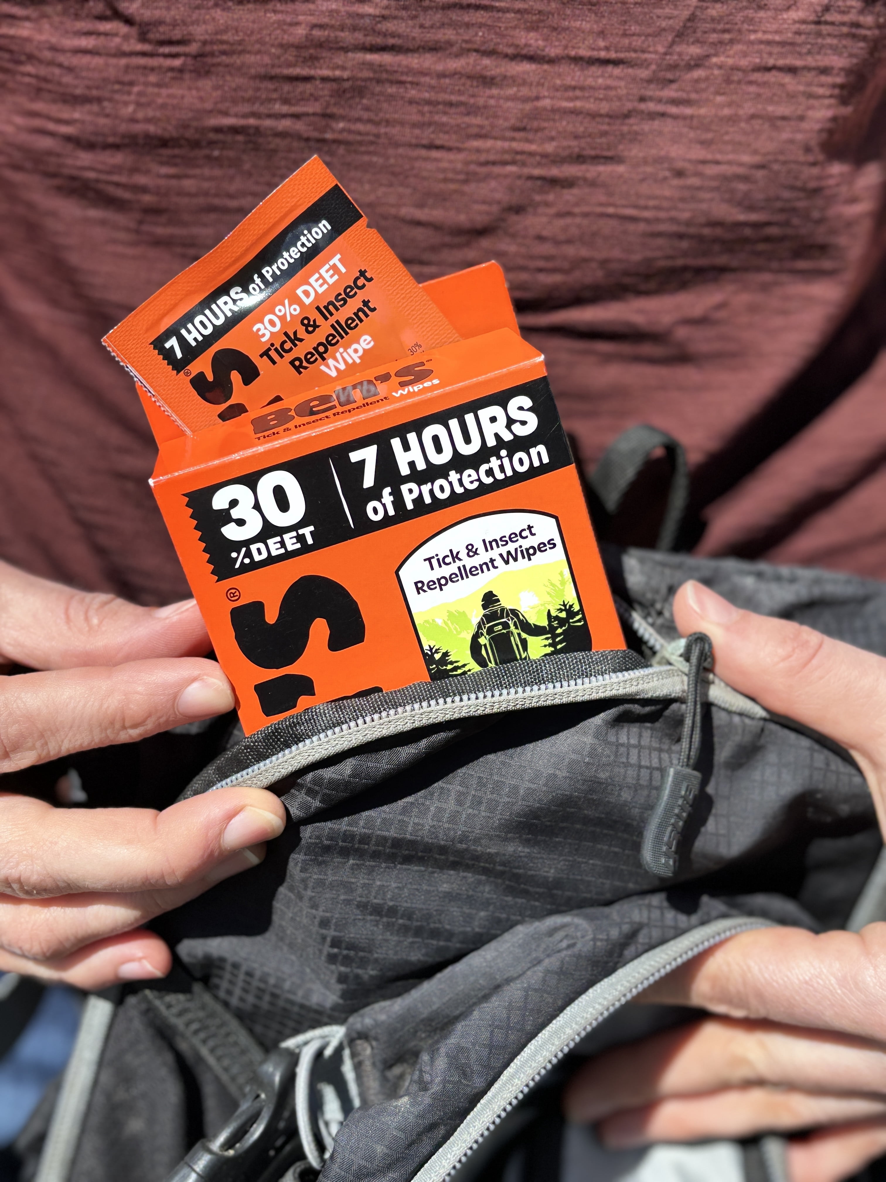 Ben's 30 Tick & Insect Repellent Wipes, 12 Count