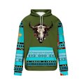 thumbnail image 4 of Styesk Sweatshirts pour Hommes, Sweat à Capuche Imprimé à Manches Longues et Amples, 4 of 5
