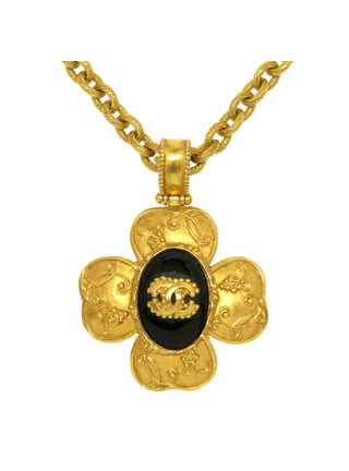 Chanel Vintage Chanel Gold Tone Bag Motif Pendant Necklace SS600