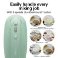 thumbnail image 3 of Hamilton Beach 5-Speed Electric Hand Mixer with SmartBoost Technology, Mixer for Kitchen, Mint, 3 of 9