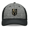 thumbnail image 2 of Men's Fanatics Gray/Black Vegas Golden Knights Fundamental Top Shelf 2-Tone Flex Hat, 2 of 4