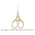 thumbnail image 3 of Retro Scissors Stainless Steel Art Lines Style Retro Scissors Sewing Supplies Cross Stitch Accessory Embroidery Cutter for Household Shop Office Silver, 3 of 7
