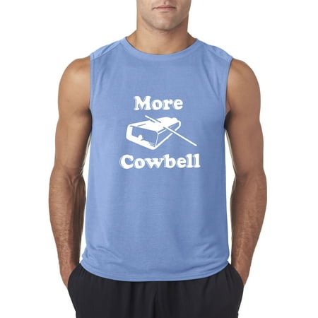 New Way 941 - Men's Sleeveless More Cowbell Comedy Sketch SNL Small Carolina (Best New Snl Skits)