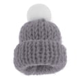 thumbnail image 4 of Accesorios Para Muñecas Sombrero En Miniatura Sombrero De Invierno Sombrero De Punto Para 1/12 Decoración De Dormitorio De gris Baoblaze Sombrero de miniaturas de casa de muñecas, 4 of 8