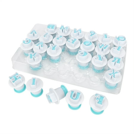 

Tebru DIY Biscuit Baking Mold Cookie Cutter 26PCS Letter - Shape DIY Biscuit Baking Mold Cookie Mold Cutter Set Fondant Cutter