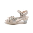thumbnail image 7 of enyan Girls Summer Sandals Flat Open-Toe Lightweight Sandals for Toddler Little Kids Toddler Sandals,Beige,Size 2, 7 of 7