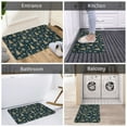 thumbnail image 5 of Front Door Mat, Gold Snowflake Christmas Tree Indoor Mats for Bedroom Bathroom Kitchen, Floor Mat Non-Slip, Soft Carpet Floor Cover Machine Washable Entryway Mat - 20x31.5in, 5 of 6