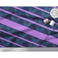 thumbnail image 3 of Soimoi Velvet Fabric Stripe & Paisley Printed Craft Fabric by the Yard 58 Inch Wide, 3 of 3