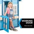 Sportspower Woodbridge Wooden Playhouse, Blue