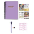 thumbnail image 1 of 2024 Calendar Budget Planner 12 Monthly Planner Weekly Planner Budget Organizer With Interior Pocket Bookmark Cord Elastic Closure And Pen, 1 of 4