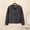 Dark Gray Coats for Women, variant on Women’s V‑Neck Zip Up Fleece Jacket, Long Sleeve Solid Color Side Pockets Relaxed Fit Warm Lightweight Outerwear for Cold Weather Casual Everyday Outfits Beige S