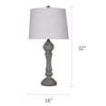 thumbnail image 4 of Grandview Gallery Lampes de Table de Ferme avec Abat-Jours en Lin Naturel, Ensemble de 2, 4 of 6